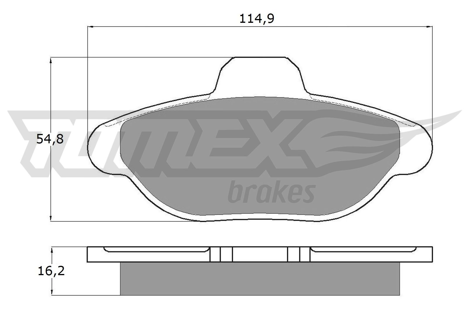 TOMEX Brakes TX 10-33 Sada...